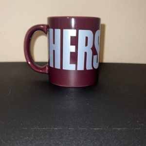 Brown Hersheys coffee cup